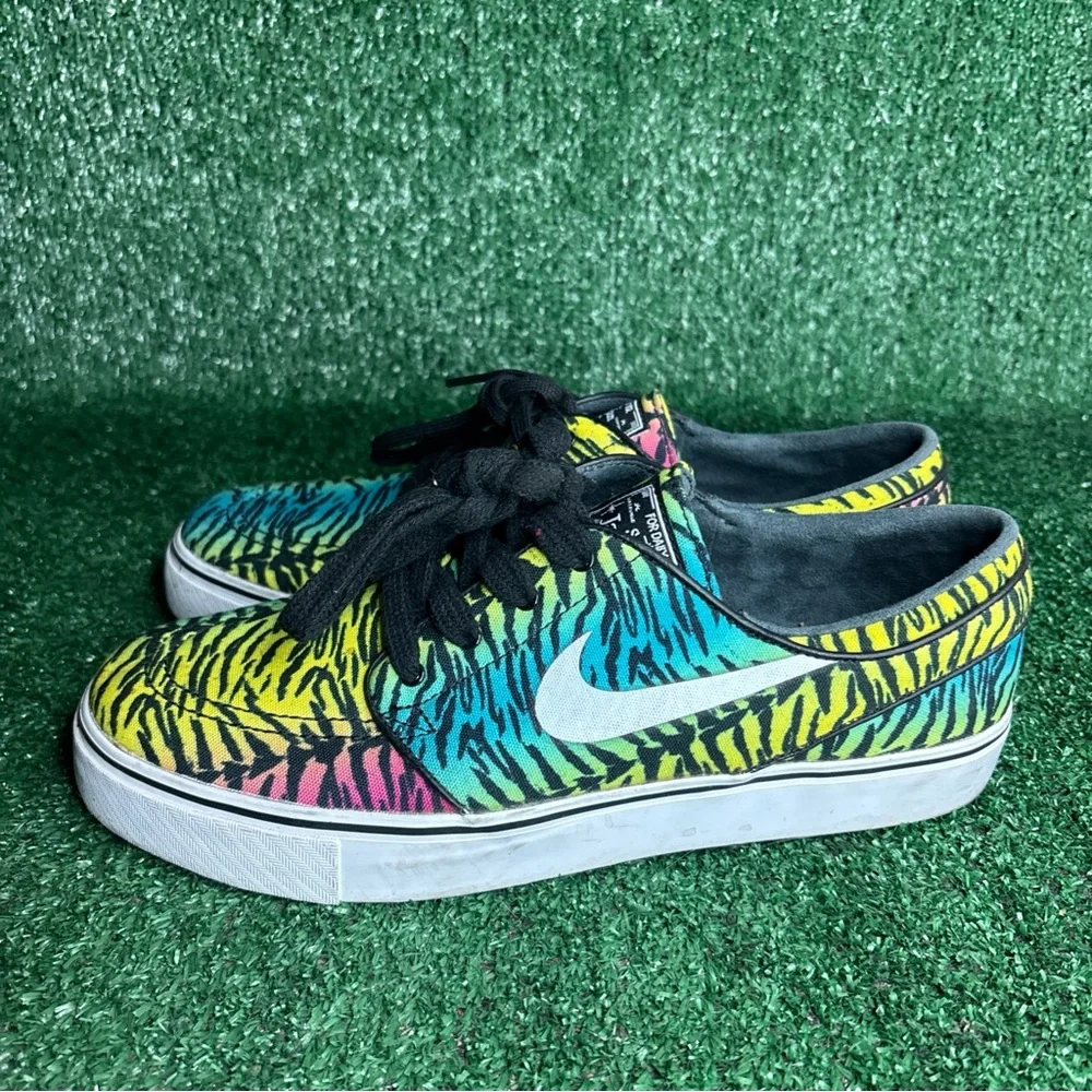 Nike SB Zoom Stefan‎ Janoski Tiger Stripe 69 Rasta 615957-713 Volt Sz 9